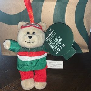 NWT Rate Starbucks Limited Edition Ornament Bear